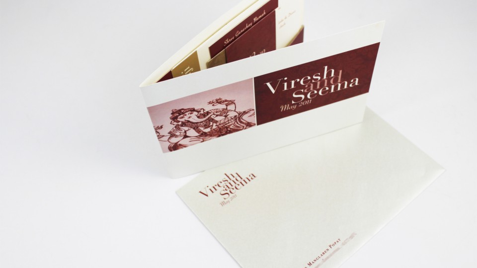 Invitation with Printed Envelope