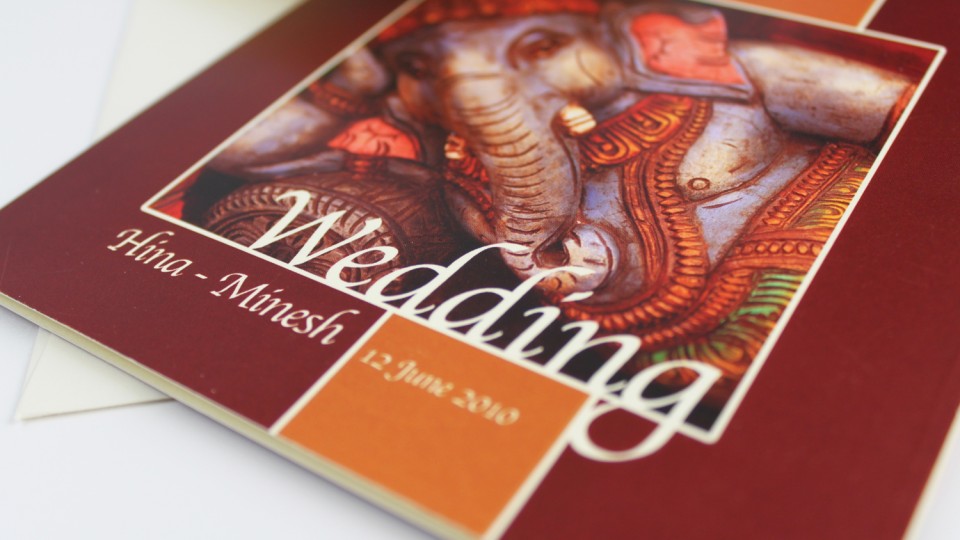 Single Fold Invitation