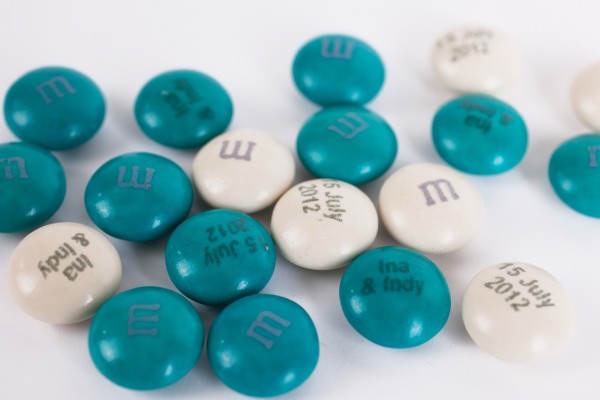 Printed m&ms