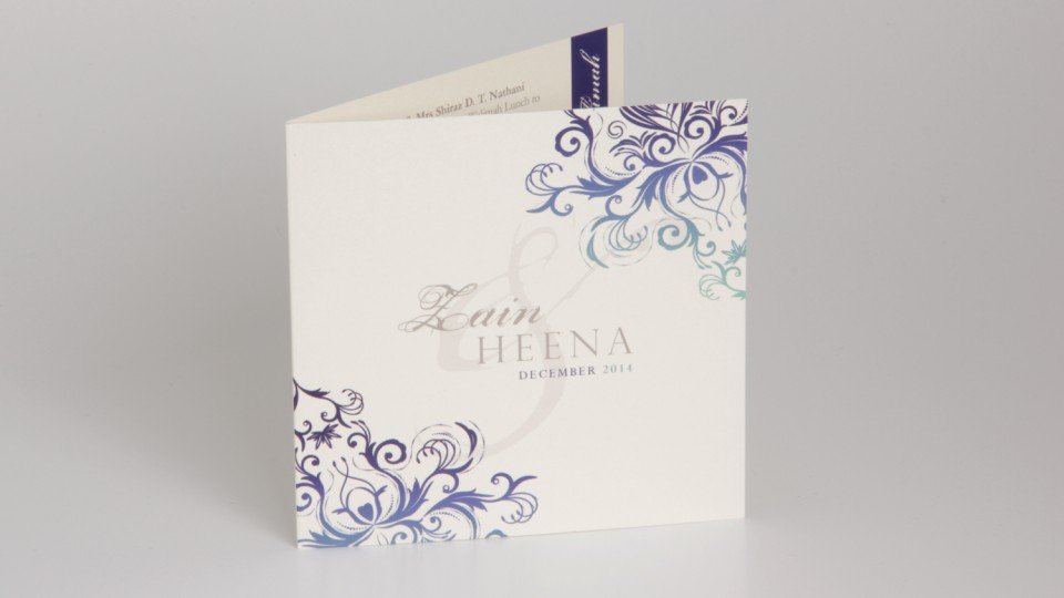 Single Fold Invitation