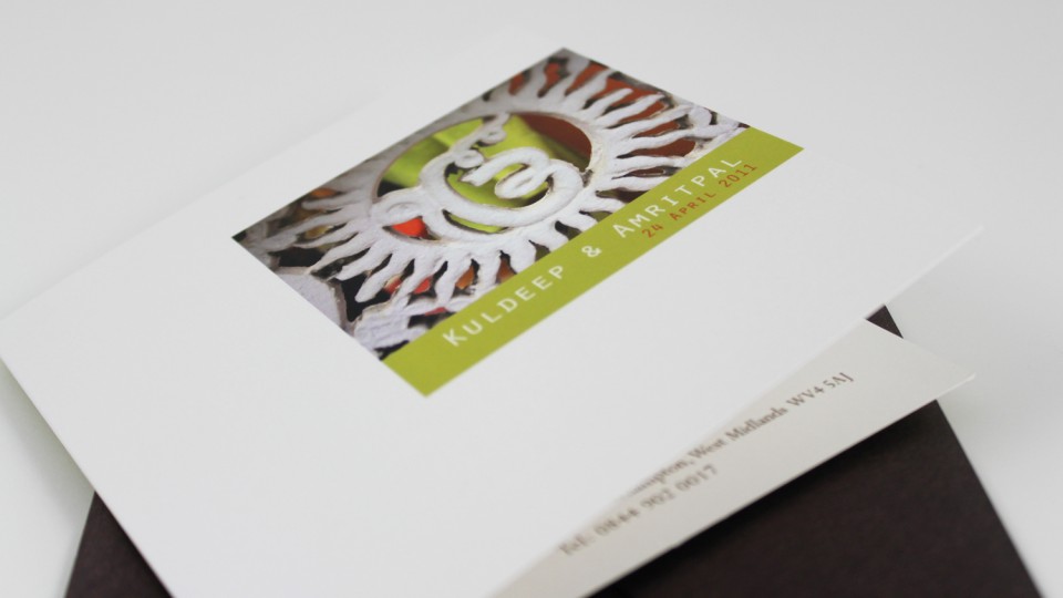 Single Fold Invitation